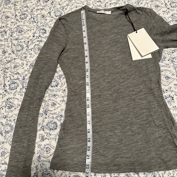 The Row Iverness Top in Cashmere in Grey Melange Women’s XS 🩶 - Picture 13 of 16